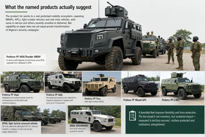 Editorial image for the section What the named products actually suggest