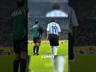 First match Messi witch Argentina, it’s impossible game 2005. #messi #ronado #soccer #ronaldino