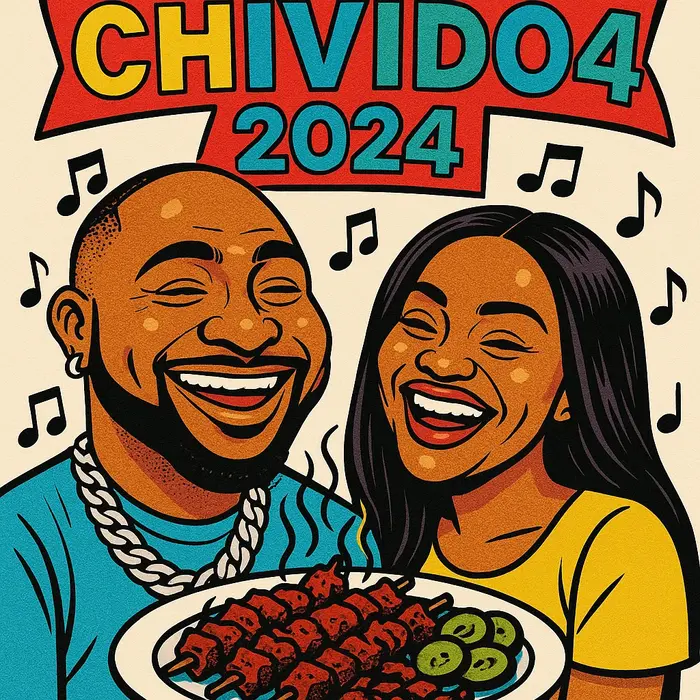 sizzling nigerian suya vibrant chivido 2024 banners aboveclean background no extra faces